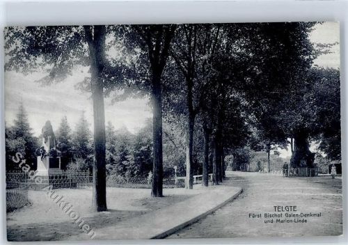 48291 W4404 Telgte - Fürst Bischof Galen-Denkmal Marien-Linde