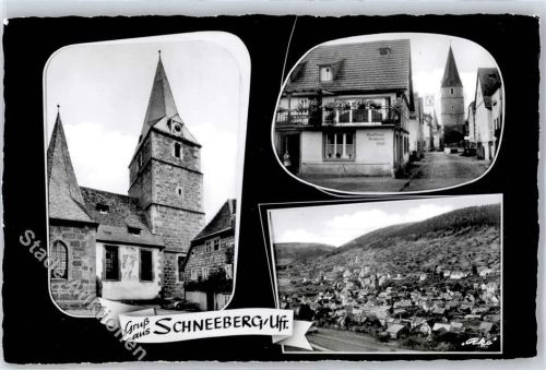 63936 W8762 Schneeberg , Unterfr - Probe-AK, Teilansichten