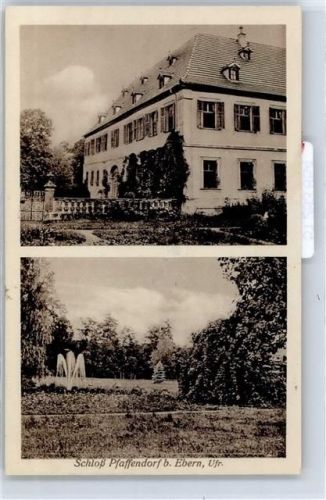 96106 W8603 Ebern Gebrauchsspuren Haushaltungs-Pensionat, Schloß Pfaffendorf