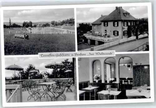 Mönchberg Terassen-Gasthaus Pension Zur Waldesruh