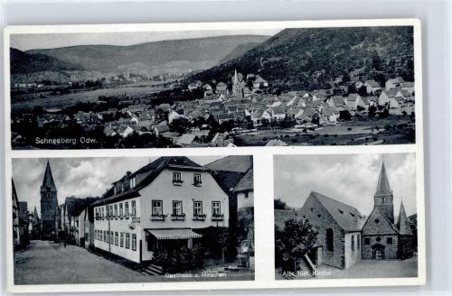 63936 W8762 Schneeberg - Gasthaus Pension zum Hirschen