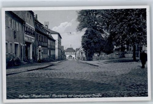 Hofheim Marktplatz mit Landesgerichts-Straße