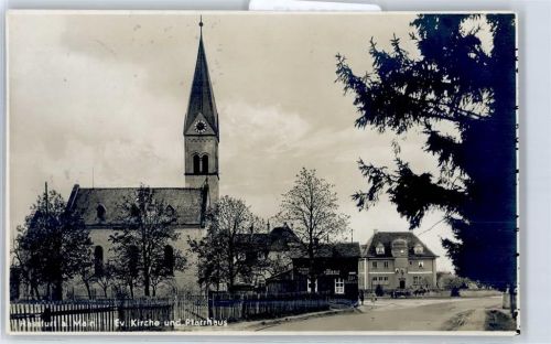 97437 W8728 Haßfurt - Ev. Kirche und Pfarrhaus