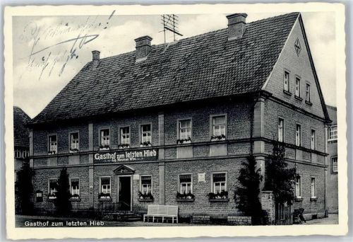 Wiesentheid Gasthaus zum letzten Hieb