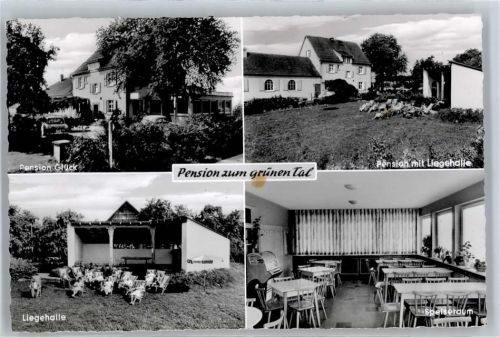 Wartmannsroth Pension zum grünen Tal, Pension Glück, Liegehalle