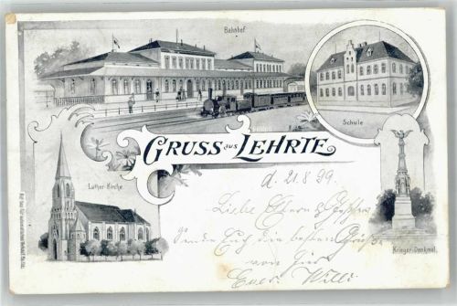 Lehrte Bahnhof , Kriegerdenkmal
