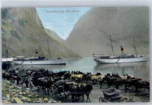 Gudvangen Sogn og Fjordane Turistbesög i Fjordene