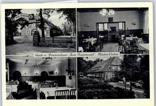 29328 W3105 Müden , Örtze - Gasthaus Pension zum Bauernwald