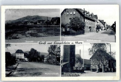 Langelsheim Bahnhofstraße Stadtverwaltung Mühlenstraße Innerste