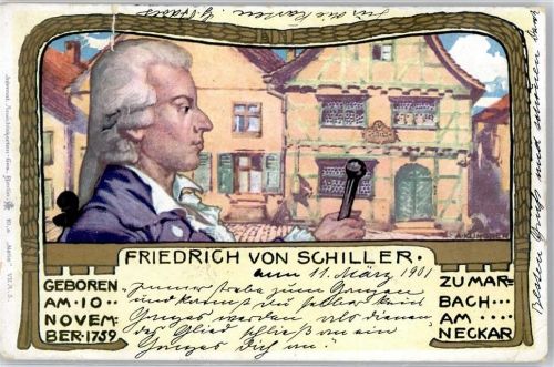 Marbach 1901 Friedrich von Schiller