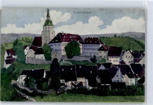 71111 W7035 Waldenbuch Künstlerkarte