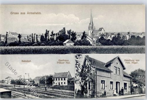Armsheim Bahnhof Gasthaus Pfälzer Hof Handlung Pilger