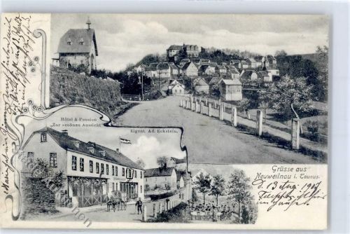 61276 W6395 Neuweilnau 1907 - Hotel Pension Zur schönen Aussicht