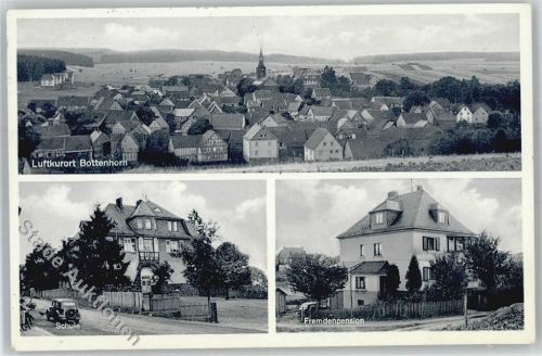 Bottenhorn 1957 Pension Schule Kirche