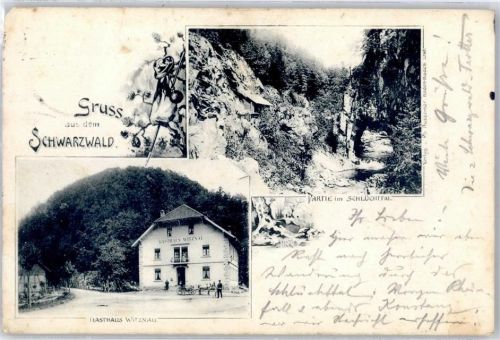 79777 W7899 Witznau 1905 - Gasthaus