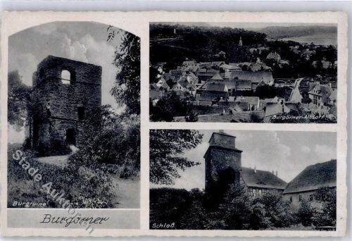 06333 O4270 Hettstedt , Sachs-Anh - Burgruine Schloss Burgörner
