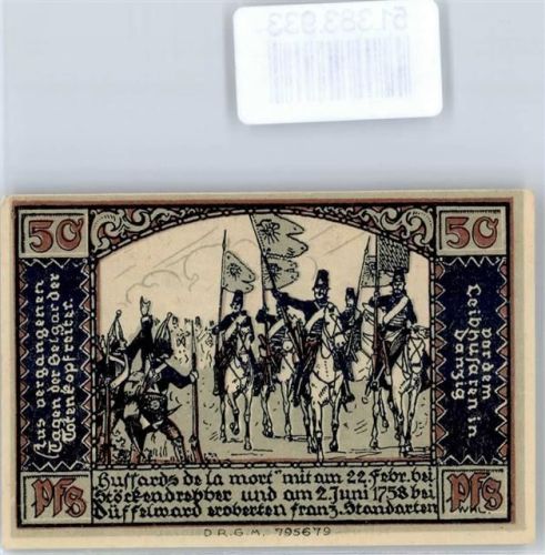 Belgard an der Persante Bialogard Notgeldschein 50 Pfennig