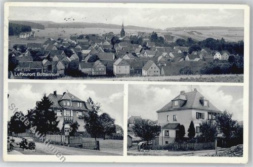 Bottenhorn 1957 Kirche Schule Pension