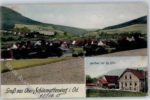 Ober-Schönmattenwag 1913 Gasthaus Gölz