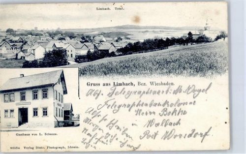 65510 W6270 Limbach , Taunus 1912 - Gasthaus Schauss