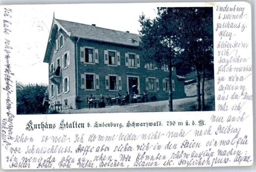 Endenburg 1903 Kurhaus Stalten
