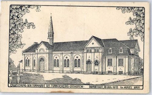 Osthofen 1923 Turnhalle Turnverein