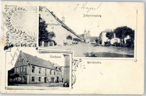 Waldsassen Rathaus Kirche Johannisplatz