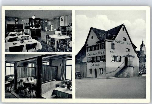 Waldenbuch 1964 Gasthaus zum Hirsch Innen