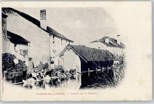 Conflans-sur-Lanterne Waschfrauen Kanal