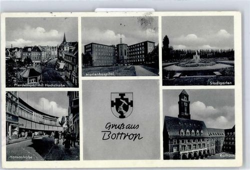 Bottrop Pferdemarkt Hochstrasse Rathaus Hansastrasse