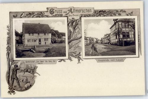 34326 W3509 Altmorschen - Gasthaus zum Löwen Hauptstrasse