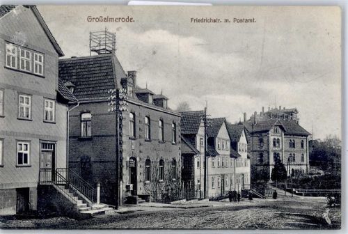 Großalmerode 1919 Postamt Friedrichstrasse
