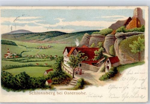 Osternohe 1902 Gasthaus Schlossberg