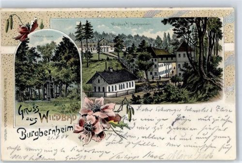 Burgbernheim 1904 Teufels Häuschen Wildbad