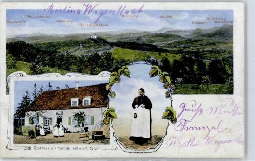 Donzdorf Gasthaus zur Kuchalb Gebirgspanorama Mutter Franz´l
