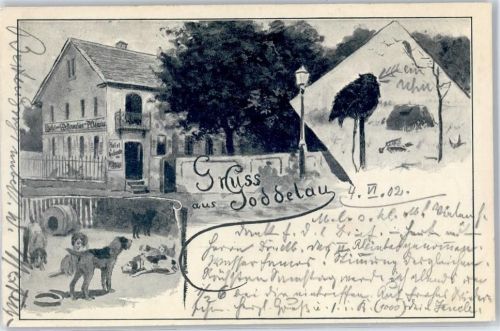 Goddelau 1902 Gasthaus Hotel Clausius
