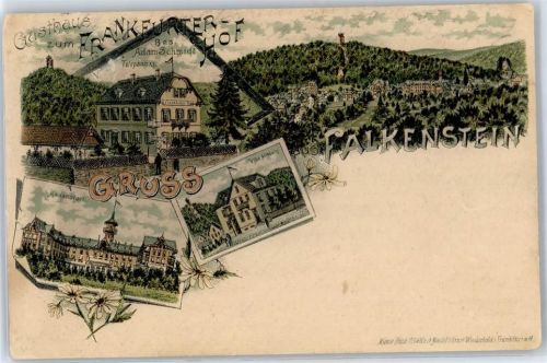 Falkenstein 1898 Gasthaus zum Frankfurter Hof