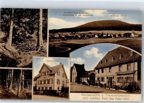 61479 W6246 Glashütten , Taunus - Glaskopf Dependence Gasthaus Pension zum weissen Ross
