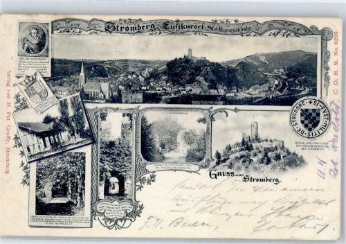 Stromberg Wappen Gabelturm Festhalle Der deutsche Michel