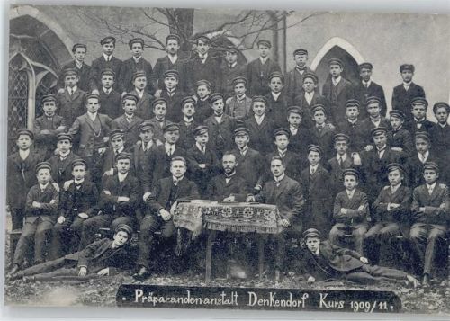 Denkendorf Präparandenanstalt Kurs 1909/11