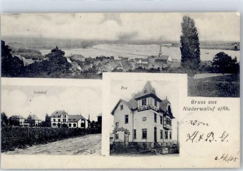 Niederwalluf Bahnhof Post