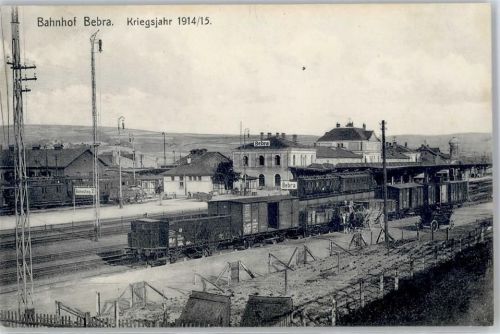 Bebra Bahnhof Eisenbahn Kriegsjahr 1914/15