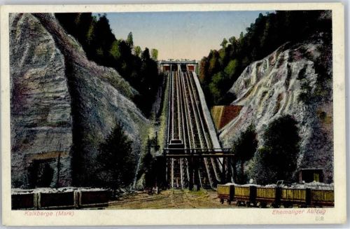 15345 O1274 Kalkberge - Ehemaliger Aufzug
