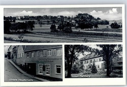 77972 W7638 Mahlberg , Baden - Schloß Mahlberg Cafe Handlung Karl Friedrich