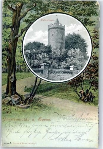 Fürstenwalde 1904 Bullenturm