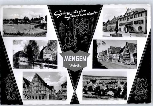 Mengen Schwimmbad Straßenansicht