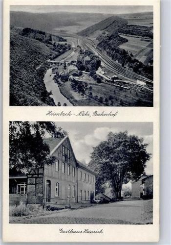 55779 W6589 Heimbach , Nahe - Gasthaus Heinrich