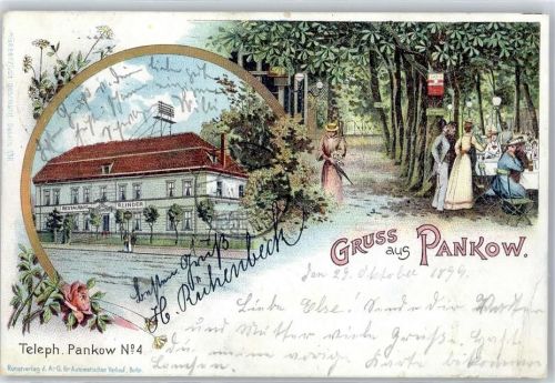 Pankow 1899 Gasthaus Linder