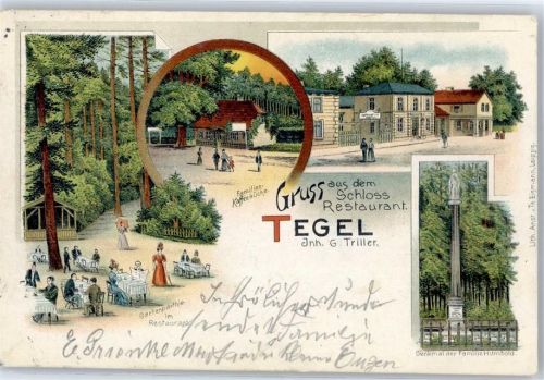Tegel 1905 Schloss Gasthaus