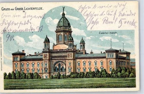 Lichterfelde 1915 Kadetten Anstalt
